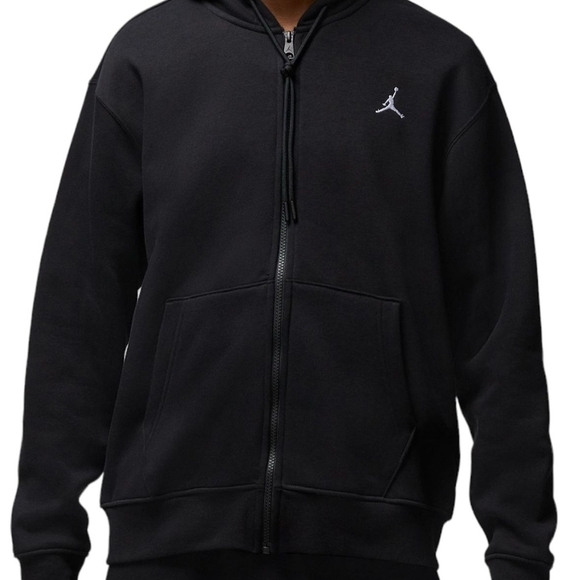 Jordan Black Zip-Up Signature Logo Sweatshirt - XXL - Picture 1 of 7